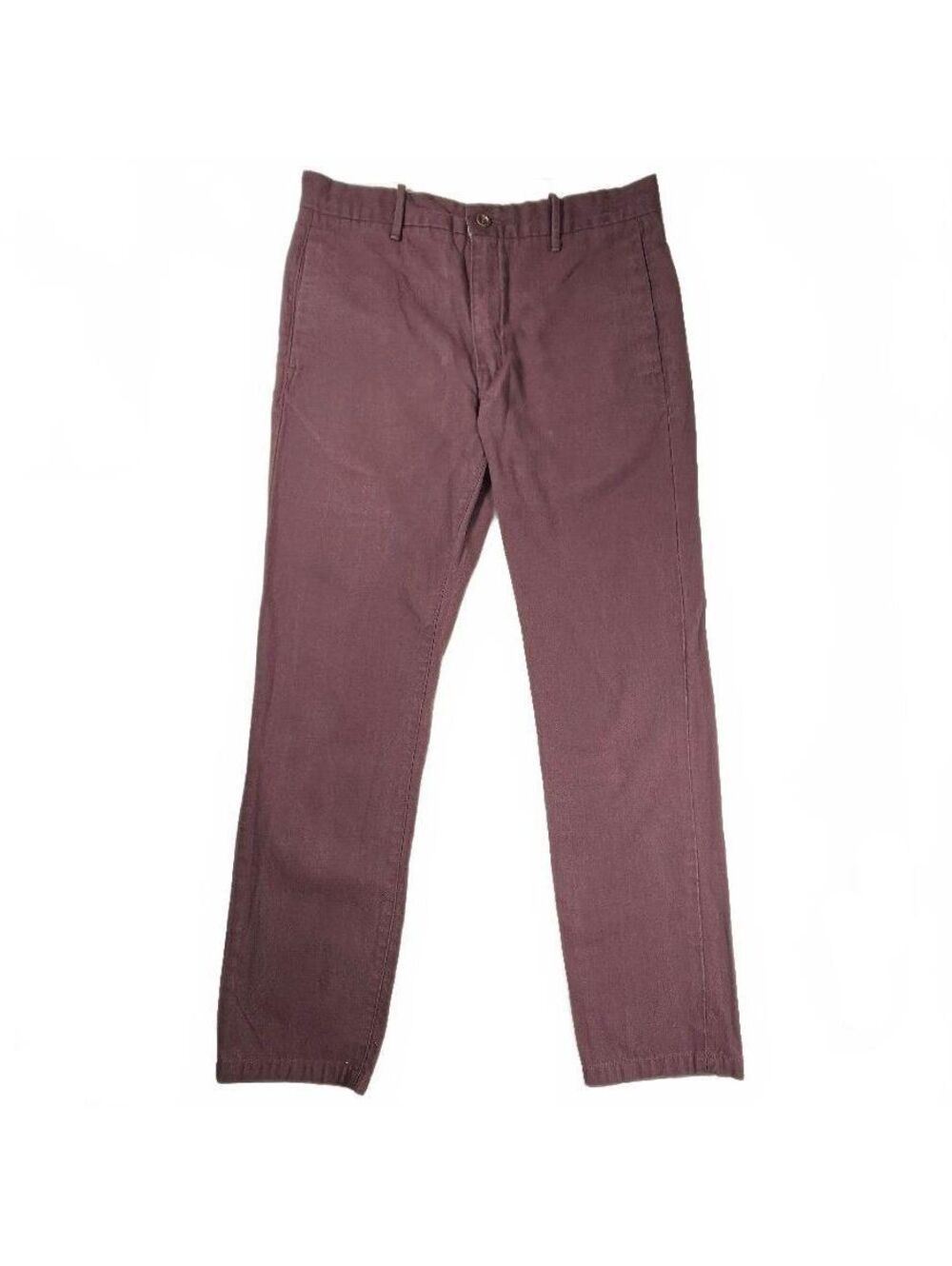 Levi’s Men’s 32x30 Mauve Maroon Slim Fit Chino Trousers Wool + Cotton Academia